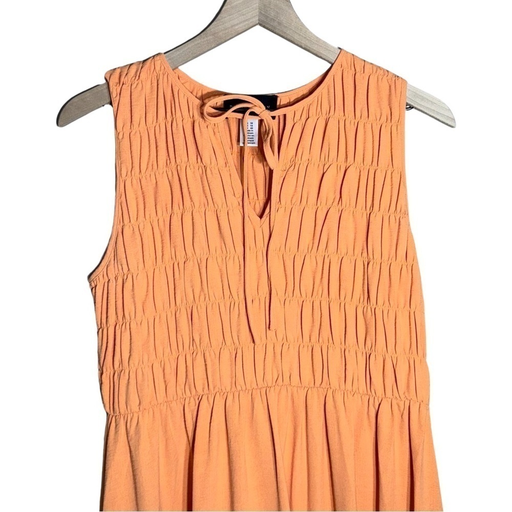 Donna Morgan Gemma Orange Maxi Dress - Size 10 - Picture 4 of 6